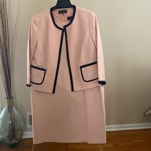 Black Label by Evan Picone sleeveless dress jacket